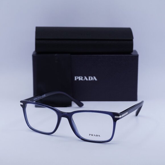 Final Price! Prada PR14WV 08Q1O1 Blue Eyeglasses 54mm - Picture 1 of 9